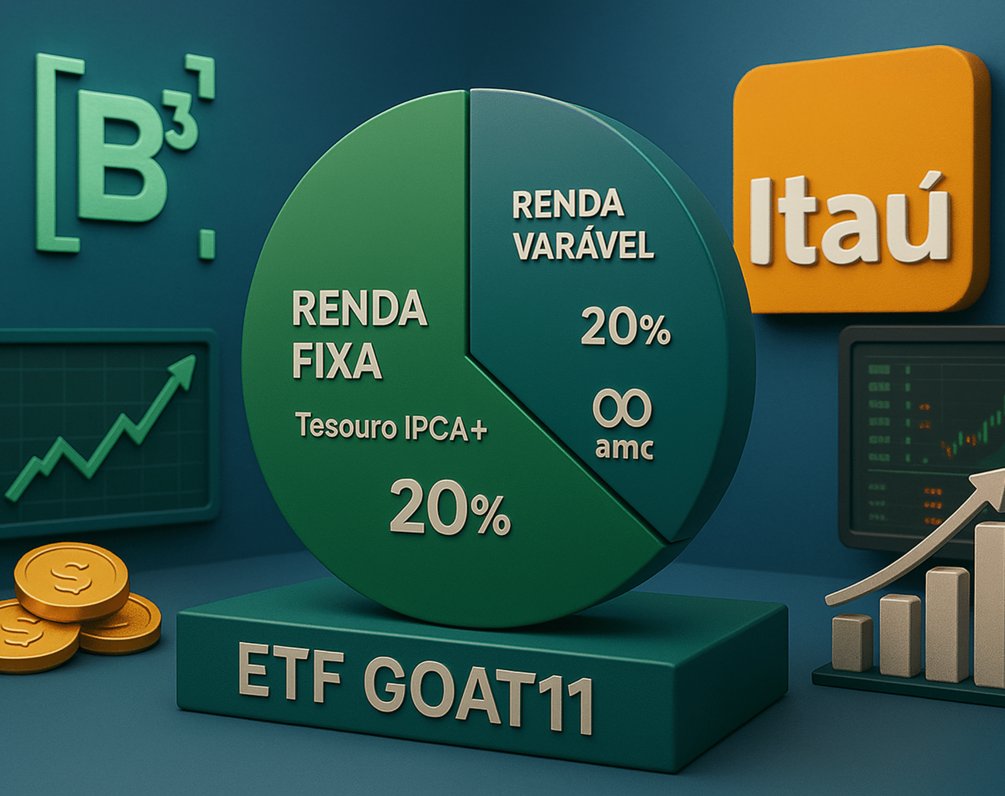Goat11 o ETF para ganhar com a inflação brasileira e o mercado americano